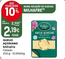 Intermarché Queijo açoriano Milhafre promoção