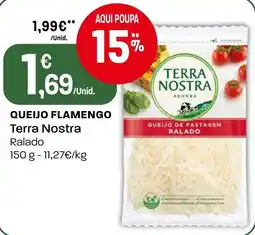 Intermarché Queijo flamengo terra nostra ralado promoção