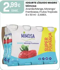 Intermarché Iogurte líquido magro mimosa promoção