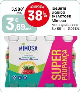Intermarché Iogurte líquido s/ lactose mimosa promoção