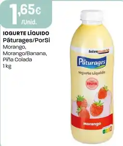 Intermarché Iogurte líquido Pāturages/Porsi promoção