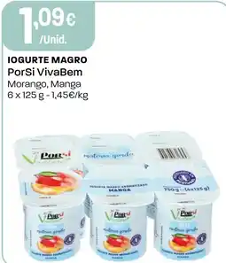 Intermarché Iogurte magro porsi vivabem promoção