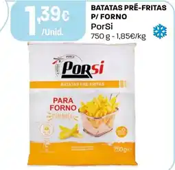 Intermarché Batatas pré-fritas p/ forno PorSi promoção