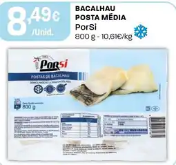 Intermarché Bacalhau posta média porsi promoção