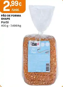 Intermarché Pão de forma shape porsi promoção