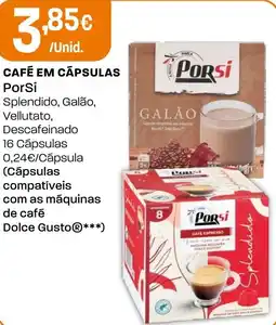 Intermarché Café em cápsulas PorSi promoção