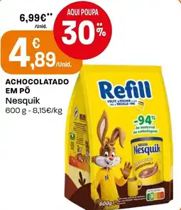 Intermarché Achocolatado em pó Nesquik promoção