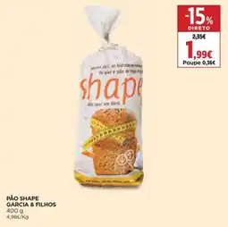 Supercor Pão shape garcia & filhos promoção