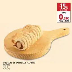 Supercor Folhado de salsicha e fiambre panike promoção
