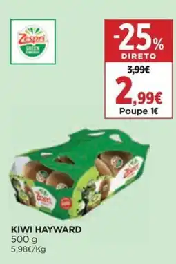 Supercor Kiwi hayward promoção