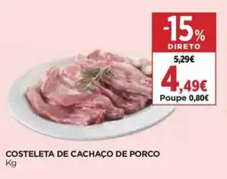 Supercor Costeleta de cachaço de porco promoção