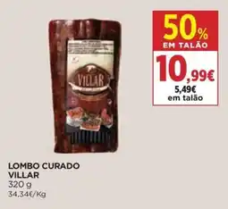 Supercor Lombo curado villar promoção