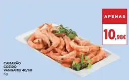 Supercor Camarão cozido vannamei 40/60 promoção