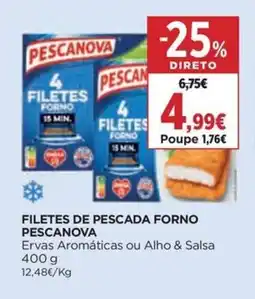 Supercor Filetes de pescada forno pescanova promoção