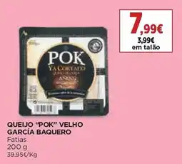 El Corte Inglés Queijo "pok" velho garcía baquero promoção