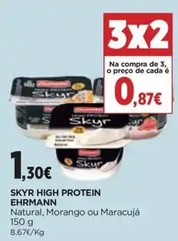 Supercor Skyr high protein ehrmann promoção
