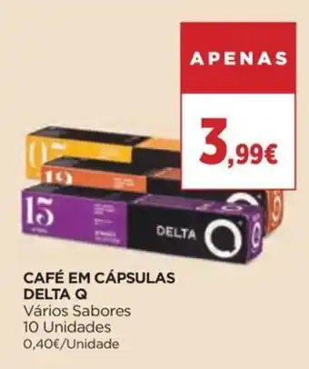 Supercor Café em cápsulas delta q promoção