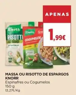 Supercor Massa ou risotto de espargos knorr promoção