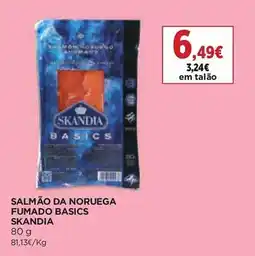 El Corte Inglés Salmão da noruega fumado basics skandia promoção