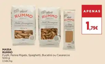 Supercor Massa rummo promoção