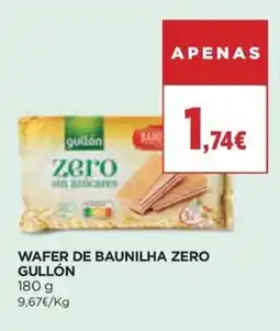 Supercor Wafer de baunilha zero gullón promoção