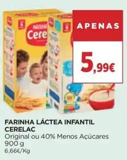 Supercor Farinha láctea infantil cerelac promoção
