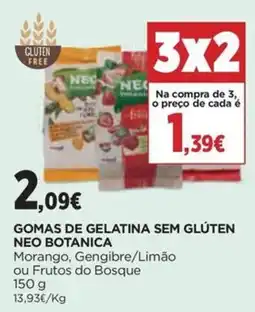 Supercor Gomas de gelatina sem glúten neo botanica promoção