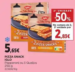 El Corte Inglés Pizza snack iglo promoção