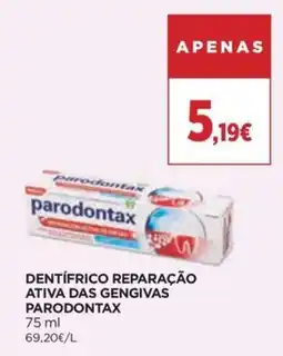Supercor Dentifrico reparação ativa das gengivas parodontax promoção