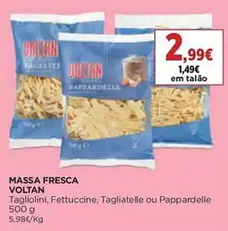 El Corte Inglés Massa fresca voltan promoção