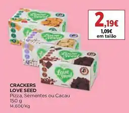 El Corte Inglés Crackers love seed promoção