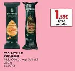 El Corte Inglés Tagliatelle delverde promoção