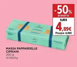El Corte Inglés Massa pappardelle cipriani promoção