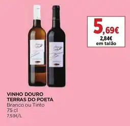 El Corte Inglés Vinho douro terras do poeta promoção