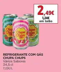 El Corte Inglés Refrigerante com gás chupa chups promoção