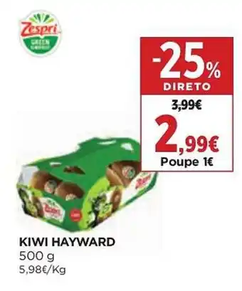 El Corte Inglés Kiwi hayward promoção