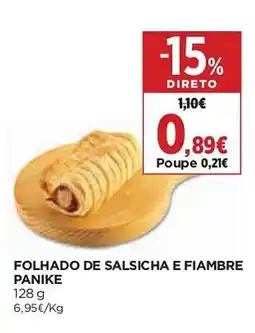 El Corte Inglés Folhado de salsicha e fiambre panike promoção