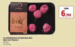 El Corte Inglés Almôndegas de bovino bio geo do prado promoção