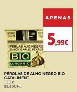 El Corte Inglés Pérolas de alho negro bio cataliment promoção