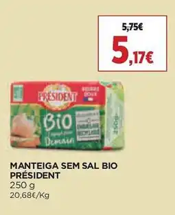 El Corte Inglés Manteiga sem sal bio président promoção