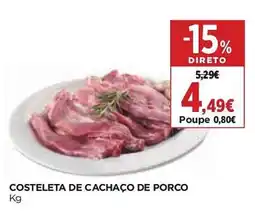 El Corte Inglés Costeleta de cachaço de porco promoção