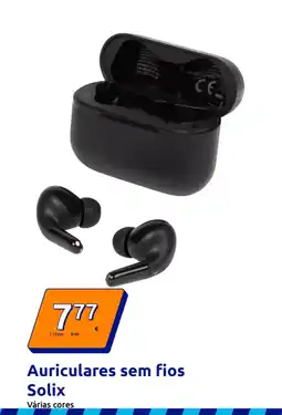 Action Auriculares sem fios Solix promoção