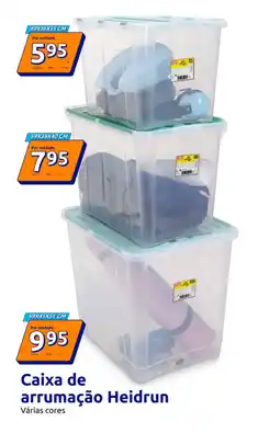 Action Caixa de arrumação Heidrun promoção