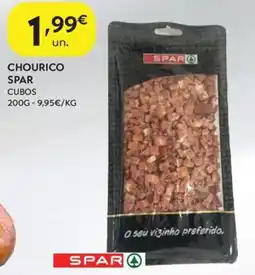 Spar Chourico spar cubos promoção