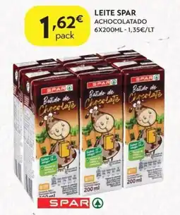 Spar Leite spar achocolatado promoção