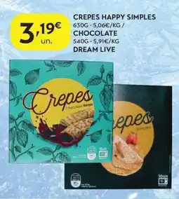 Spar Crepes happy simples promoção