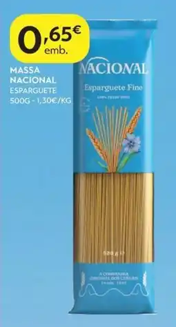 Spar Massa nacional esparguete promoção