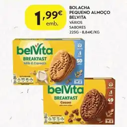 Spar Bolacha pequeno almoço belvita vários sabores promoção