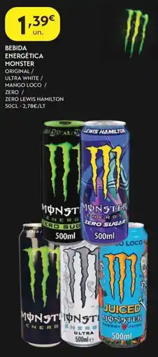 Spar Bebida energética monster promoção