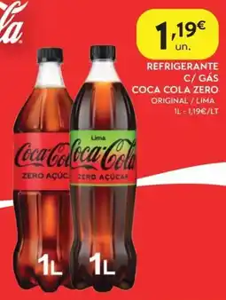 Spar Refrigerante c/ gás coca cola zero promoção